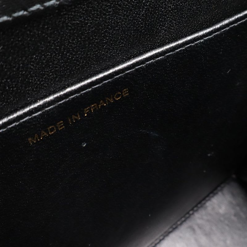 Chanel Logo Embroidery Tote Bag Leather — view 8