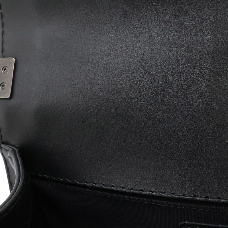 Chanel Boy 25 Wild Stitch Quilted Chain Shoulder Bag Soft — view 8