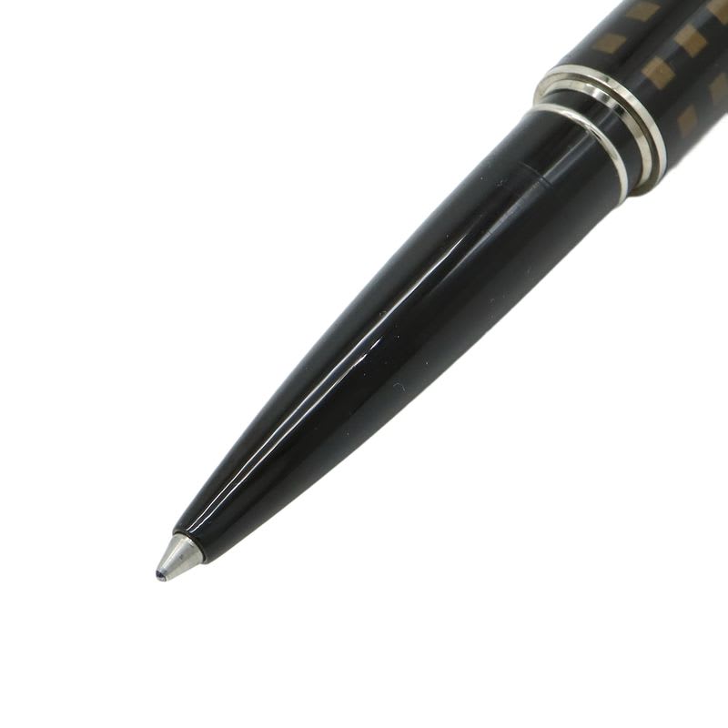 Louis Vuitton Jet Rack Ballpoint Pen Cap Type Damier Plaid Pattern Dark Brown — view 5