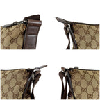 Gucci Crossbody Bag Shoulder GG Canvas Brown — view 6