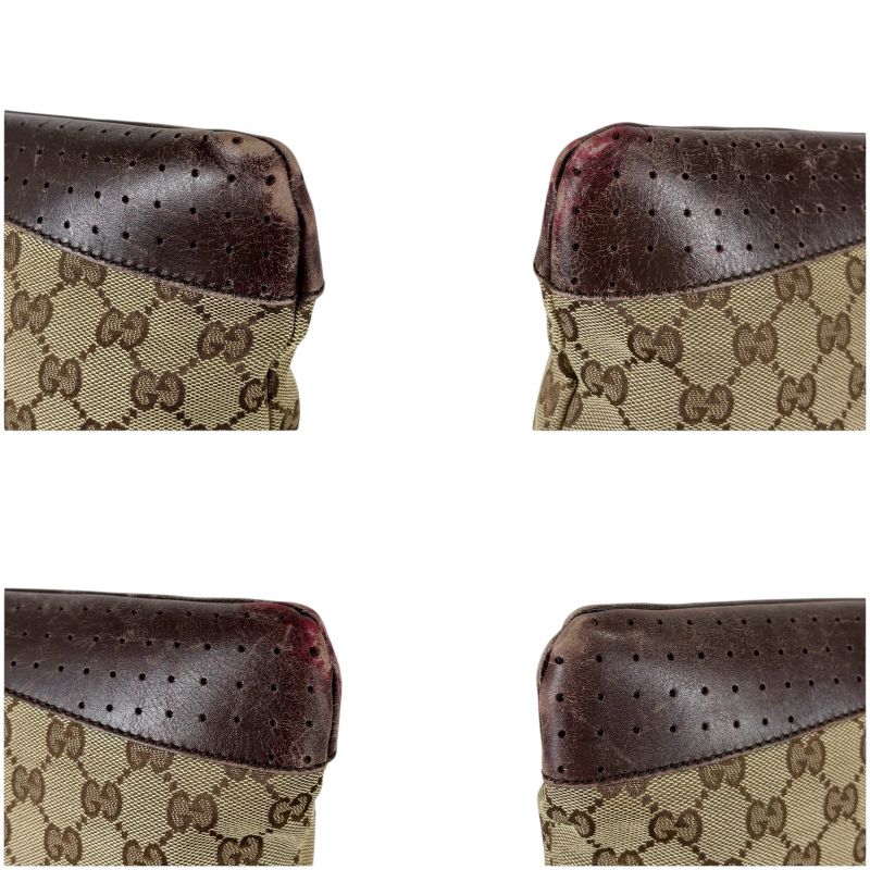 Gucci Crossbody Bag Shoulder GG Canvas Brown — view 7