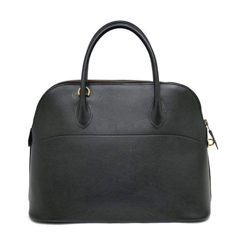 Hermes Bolide 35 vo-galiba Black Gold Hardware Handbag — view 4