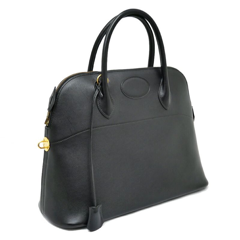 Hermes Bolide 35 vo-galiba Black Gold Hardware Handbag — view 3