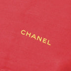 Chanel Scarf Bandana CC Logo Handkerchief 80 Red Silk — view 2
