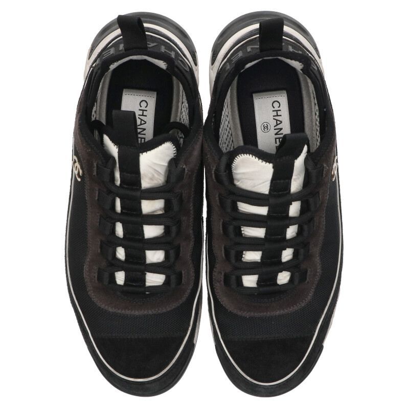 Chanel Coco Mark Low Cut Sneakers 40 — view 4