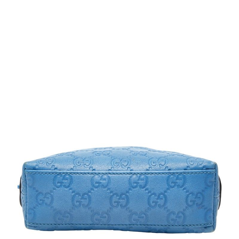 Gucci Guccissima Blue Leather