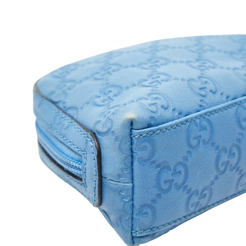 Gucci Guccissima Blue Leather
