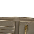 Celine Medium Strap Wallet Beige Blue Leather — view 7
