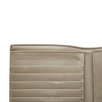 Celine Medium Strap Wallet Beige Blue Leather — view 8