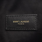 Saint Laurent Paris Shoulder Bag Rive Gauche Bucket Nero Wool Leather — view 5