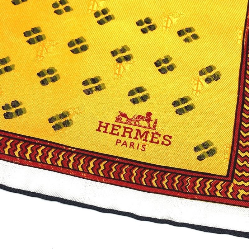 Hermes Scarf Carre 90 Silk Orange — view 3
