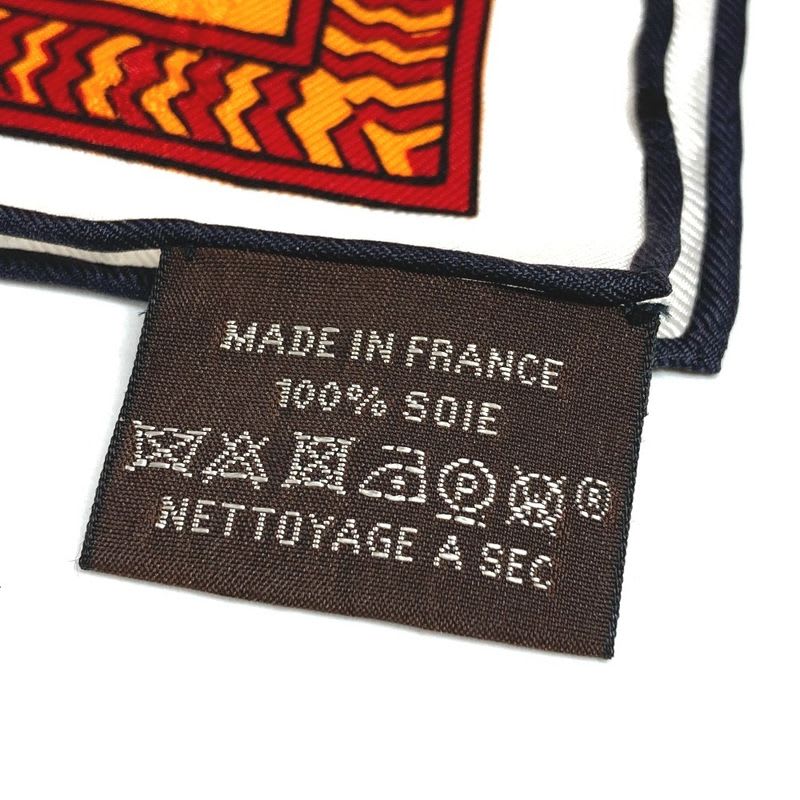 Hermes Scarf Carre 90 Silk Orange — view 6