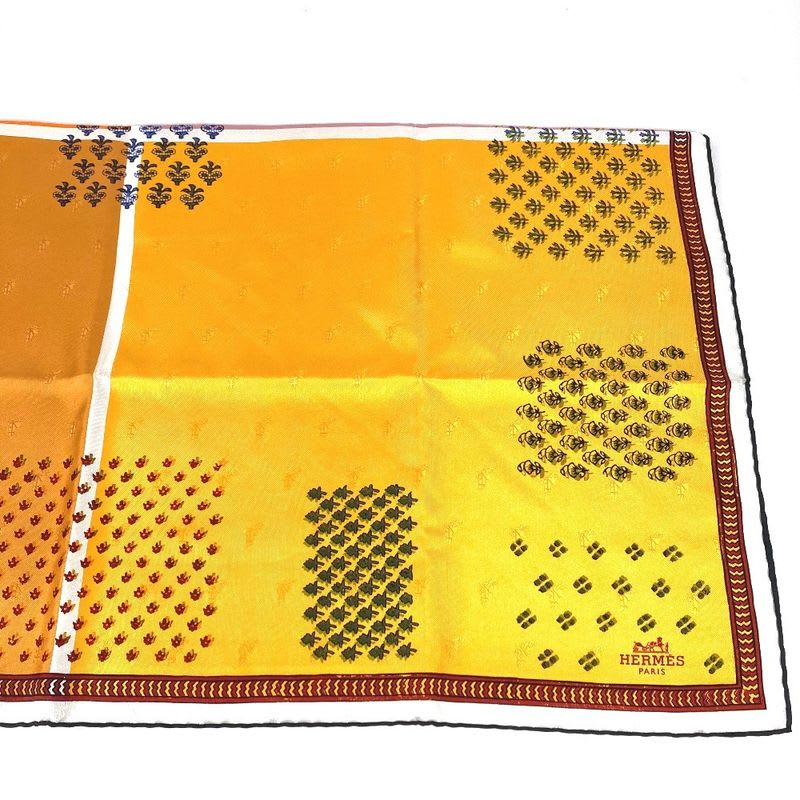 Hermes Scarf Carre 90 Silk Orange — view 2