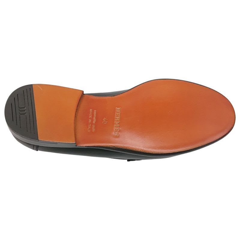 Hermes Moccasins Kennedy 24 FBG Leather 40 Box — view 9