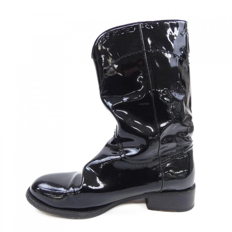 Chanel Size 38 Black Boots — view 2