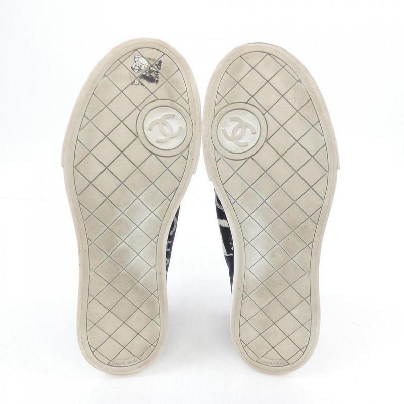 Chanel Size 39 Black Sneakers — view 4