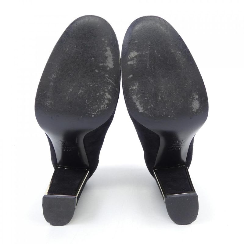 Chanel Size 38.5 Black Boots — view 4