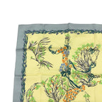 Hermes Hd'origny Blooming Horse Silk Scarf Multicolor — view 4