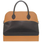 Hermes Macpherson Box Calf Vauchamonie Black Gold Bicolor Hardware
