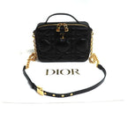 Dior Macrocanage Caro Box Bag 2-Way Shoulder Black S5140 Ungx m900 — view 7