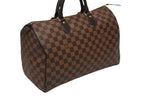 Louis Vuitton Speedy 35 Damier Azur Handbag Brown Beige — view 3