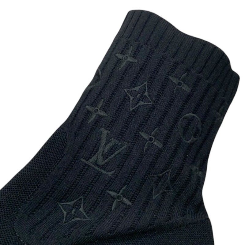 Louis Vuitton Silhouette Line Monogram Boots Short Shoes Fabric Leather — view 9