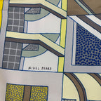Hermes Scarf Silk Carre 90 Garden OF Shapes Yellow — view 7