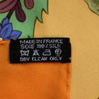 Hermes Scarf Silk Carre 90 Sarasvati Talent Orange — view 8