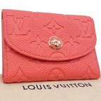 Louis Vuitton Porte Monnaie Rosalie Compact Wallet Pink Gift