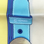 Hermes Scarf Silk Carre 90 Cuivreries Copperwork Yellow — view 7
