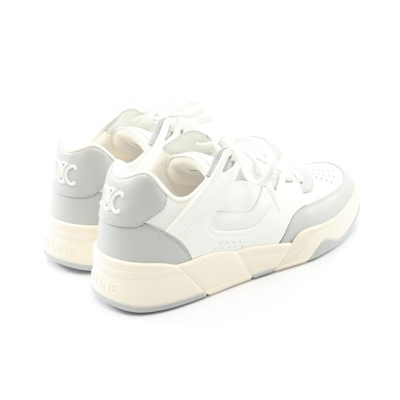 Celine Sneakers Triomphe C00 Dp41 White Gray Beige Leather — view 2