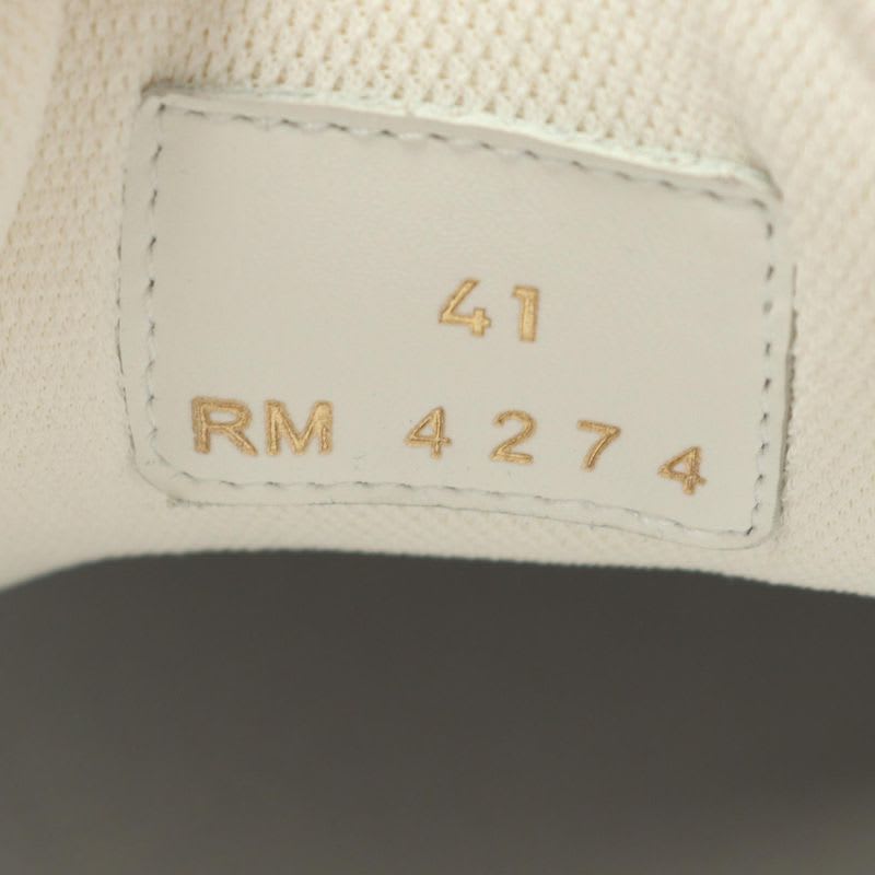 Celine Sneakers Triomphe C00 Dp41 White Gray Beige Leather — view 6