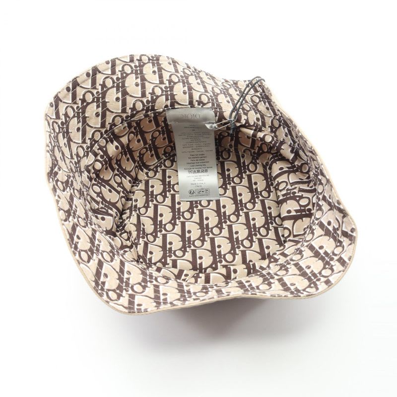 Dior Oblique Reversible Bob Hat Bucket 393 C906 A4511 Beige Other — view 3