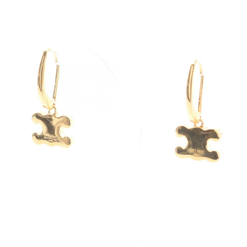 Celine Earrings Triomphe 460 Gc6 Bzi35 or Gold GP — view 3