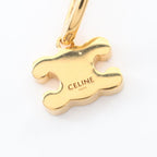 Celine Earrings Triomphe 460 Gc6 Bzi35 or Gold GP — view 4