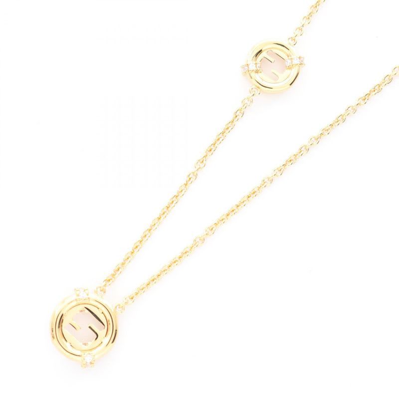 Fendi Necklace Everround 8 Al090 U Gold GP — view 3