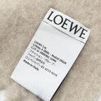 Loewe Muffler Scarf Fsf 4 Ss1 Navy Wool — view 2