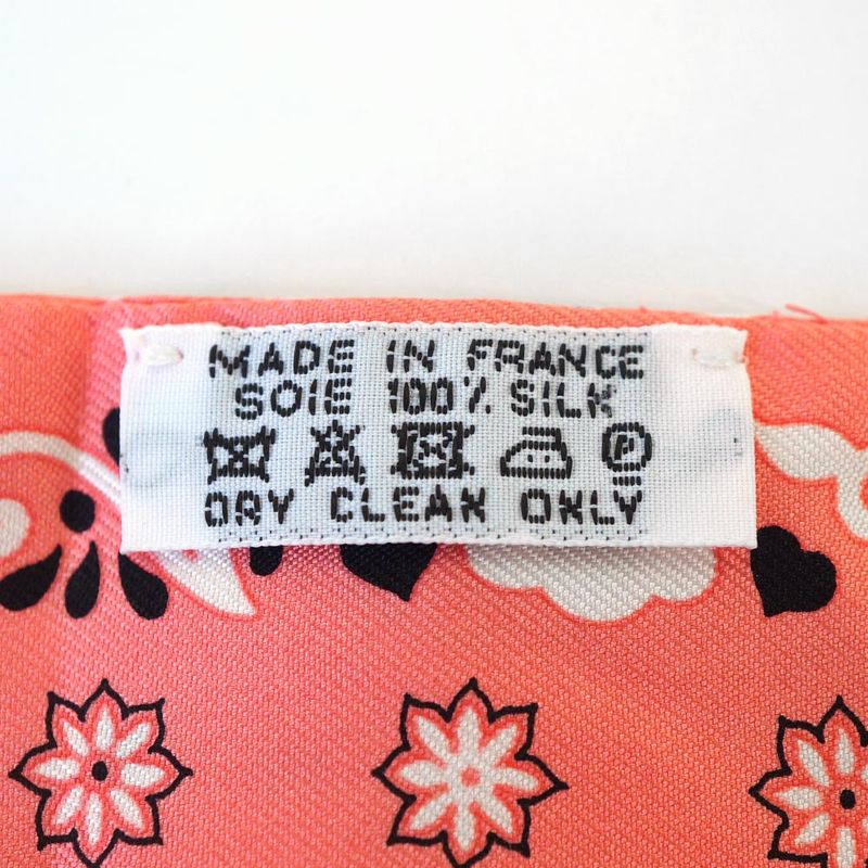 Hermes Scarf Twilly Peuple DU VENT People Of The Wind 100% Silk Pink — view 6