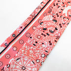 Hermes Scarf Twilly Peuple DU VENT People Of The Wind 100% Silk Pink — view 8