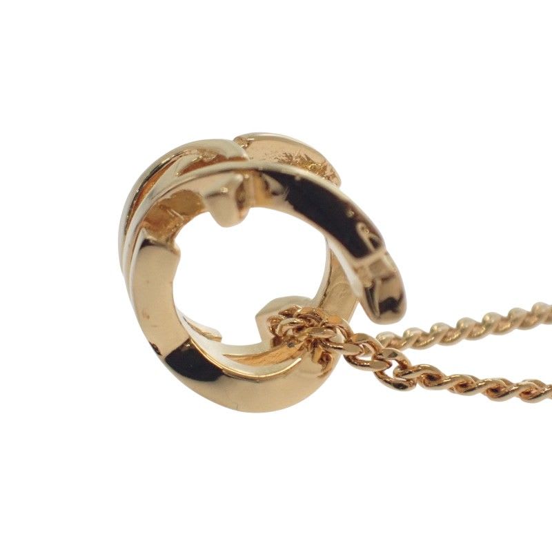 Saint Laurent Cassandra Necklace Metal Gold — view 4