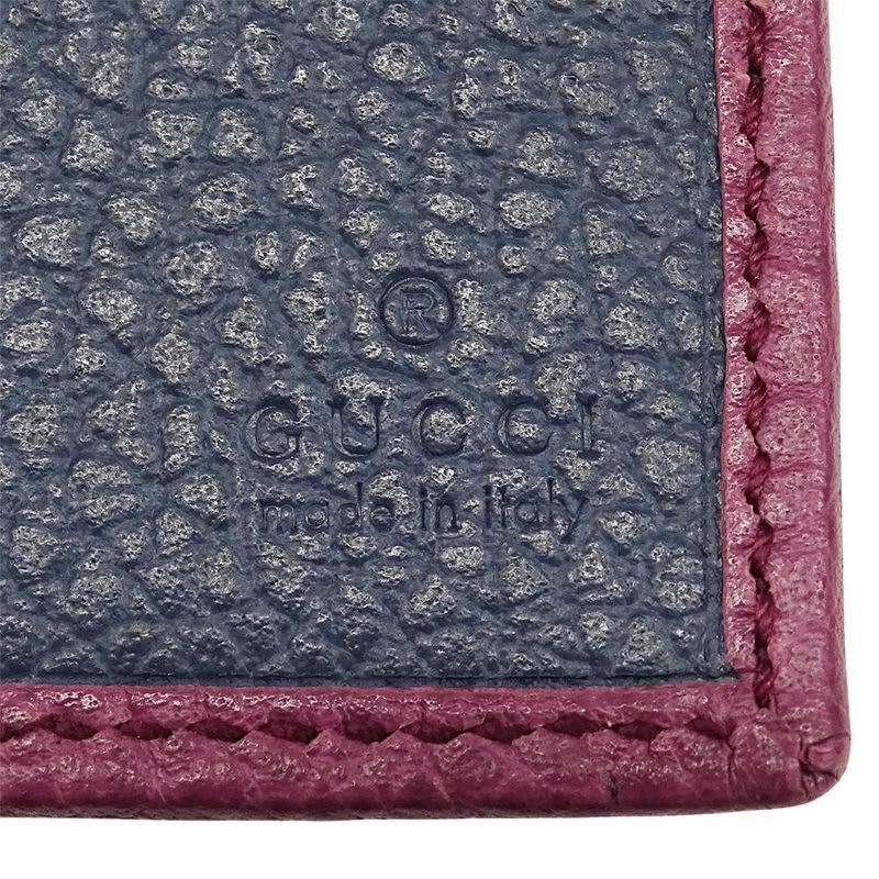 Gucci Wallet Long Leather Swing Continental Purple — view 9