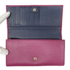 Gucci Wallet Long Leather Swing Continental Purple — view 6