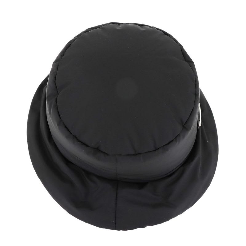 Prada Triangle Logo Padded Bucket Hat Polyamide Black M 2 Hc248 — view 4