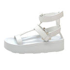 Hermes Enid Sandals Shoes Leather White Sports — view 3