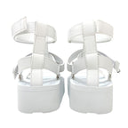 Hermes Enid Sandals Shoes Leather White Sports — view 5