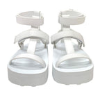 Hermes Enid Sandals Shoes Leather White Sports — view 2