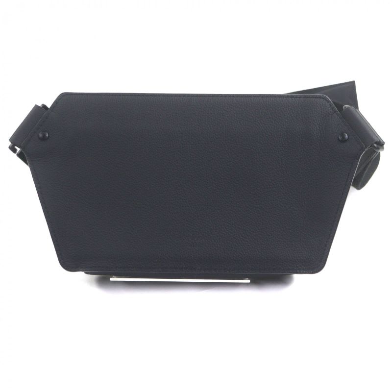 Louis Vuitton Leather Noir Black Aerogram Takeoff Ring Body Bag — view 8