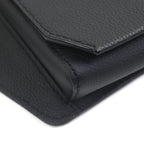 Louis Vuitton Leather Noir Black Aerogram Takeoff Ring Body Bag — view 9