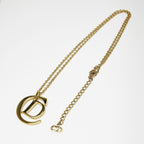 Dior Necklace CD Logo Gold Pendant — view 5