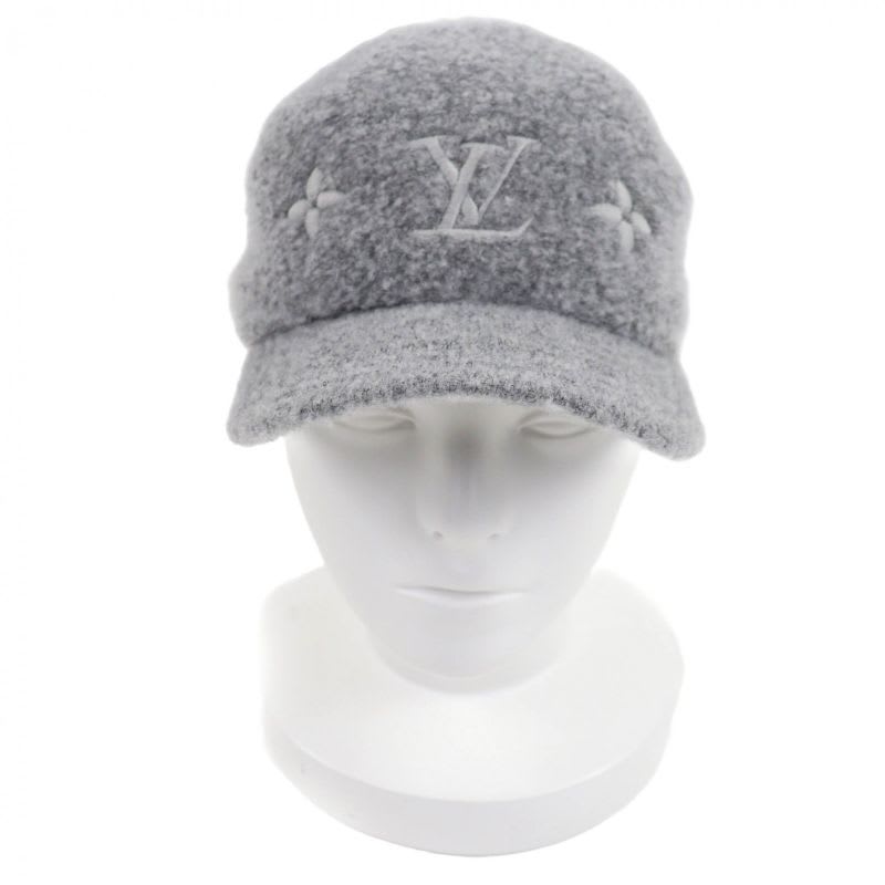 Louis Vuitton Monogram Cap M7251 Wool Gray